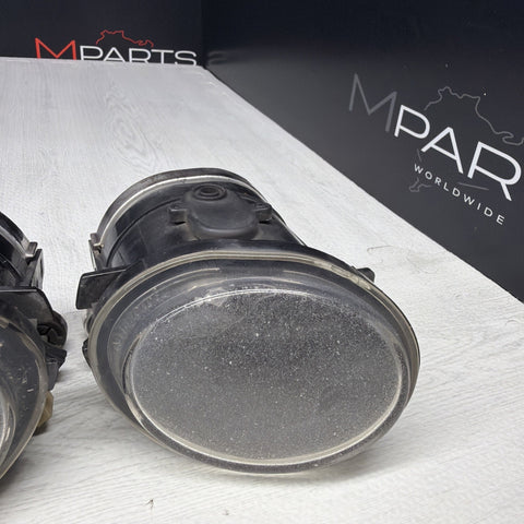 01-06 BMW E46 M3 Front Left Right Passenger Driver Bumper Fog Lights Clear OEM
