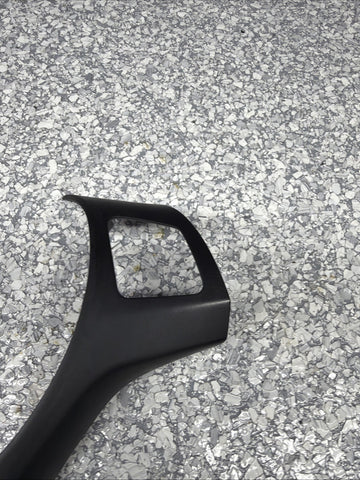 08-13 BMW E90 E92 E93 M3 Lower Steering Wheel Trim Cover Plate Black