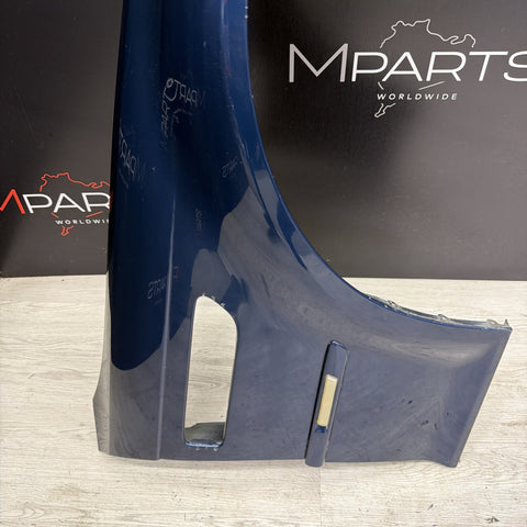 01-06 BMW E46 M3 Right Passenger Fender Mystic Blue
