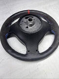 BMW Steering Wheel 01-06 E46 M3 Manual Custom Wrapped Red Stripe