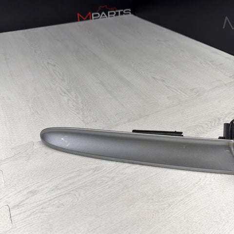 01-06 BMW E46 M3 Convertible Trunk Lid Grip Key Deck Handle Silver Gray