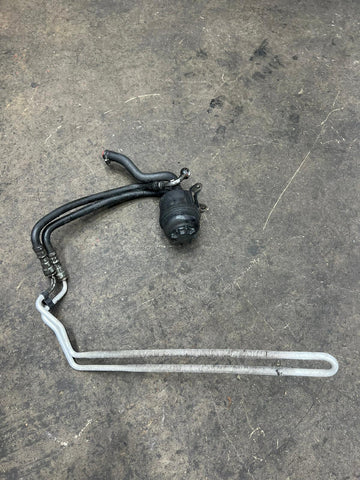 2001-2006 BMW M3 E46 S54 POWER STEERING OIL COOLER ALUMINUM LINES PIPES OEM
