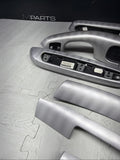 01-06 BMW E46 3 Series M3 Coupe Interior Armrests Trim Set Aluminum *Tab