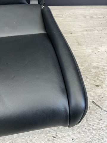 08-13 BMW E92 M3 Coupe Right Passenger Rear Seat Bottom Bench Pad Black Leather