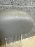 2001-2006 BMW E46 M3 Coupe Grey Front Headrests Head Rests Pair OEM