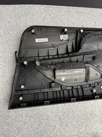 01-06 BMW E46 M3 FRONT DRIVER LEFT SIDE DOOR PANEL CARD BLACK OEM
