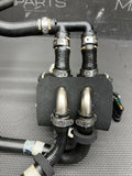 FERRARI F8 TRIBUTO COOLING HEATER VALVE BLOCK PIPES HOSES OEM