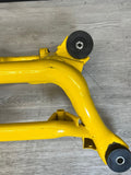 01-06 BMW E46 M3 REAR SUSPENSION SUBFRAME AXLE CARRIER CRADLE YELLOW