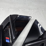 BMW 21-26 G80 M3 COMPETITION LEFT RIGHT FENDER GRILLS GRILLE BADGE BLACK