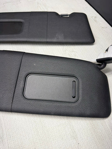 14-21 OEM BMW F22 F87 M235 M2 Interior Sun Visors Leather Black Pair Set