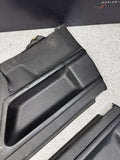 BMW OEM E36 M3 95-99 Coupe Rear Black Leather Door Cards Panels