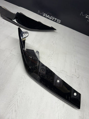 OEM BMW 21-26 G80 G82 G83 M3 M4 Front Bumper Lower Molding Splitters Gloss Black