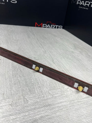 BMW E46 2000-2006 OEM RIGHT PASSENGER EXTERIOR DOOR TRIM MOLDING IMOLA RED