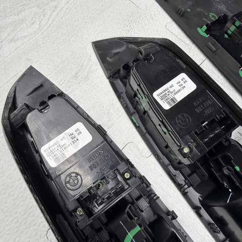 13-19 OEM BMW F06 M6 Central Console Dash Center Door Carbon Interior Trim Set