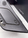 01-06 BMW E46 M3 Convertible Rear Left Right Door Cards Panels Covers Black