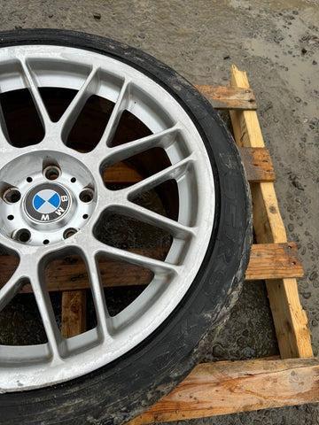 18” APEX Rim Wheel Rear Silver 18x10 5x120 +25 OFFSET BMW E46 M3