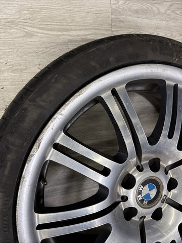 01-06 BMW E46 M3 Factory Front 19x8 M Double Spoke Alloy Style 67 Wheel 19” OEM