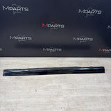 BMW E46 M3 01-06 RIGHT PASSENGER SIDE SKIRT ROCKER PANEL MOLDING CARBON BLACK