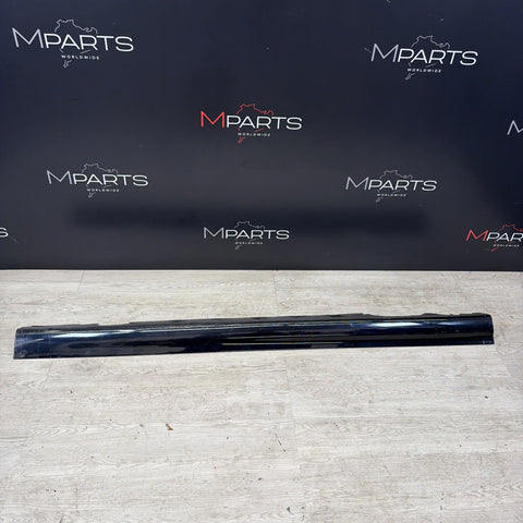 BMW E46 M3 01-06 RIGHT PASSENGER SIDE SKIRT ROCKER PANEL MOLDING CARBON BLACK