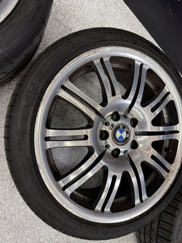 OEM BMW 01-06 E46 M3 19” Style 67 Wheels Rims Staggered Set
