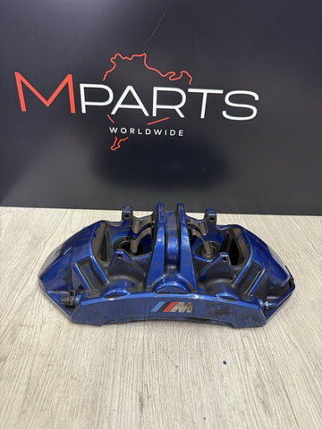 21-24 BMW M3 M4 G80 G82 G83 Front Left Driver Brake Caliper Brembo Blue