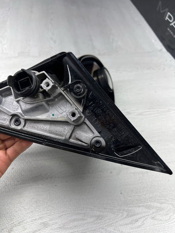 08-13 BMW E92 E93 M3 Left Driver Heated Fold Mirror Assembly Gloss Black