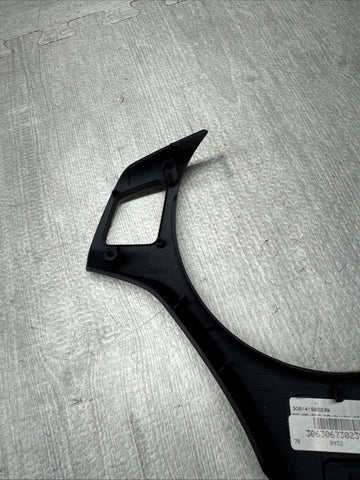 08-13 BMW E90 E92 E93 M3 Lower Steering Wheel Trim Cover Plate Black *Notes*
