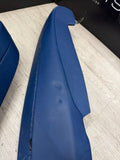 BMW 21-26 G82 M4 Coupe Rear Seat Seats Bolster Bolsters Fjords Blue Leather