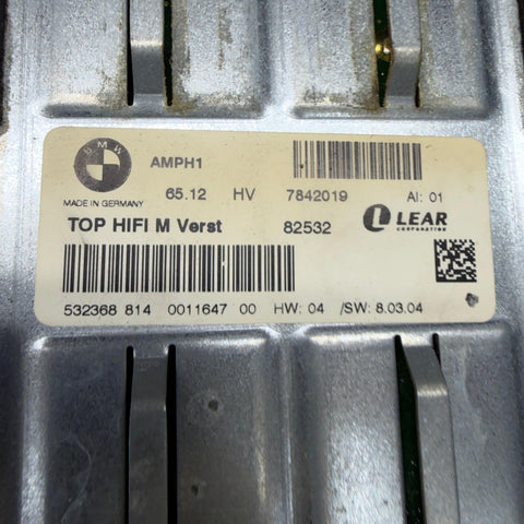 2008–2013 BMW M3 E90 E92 E93 Individual Sound Audio Amplifier OEM 7842019