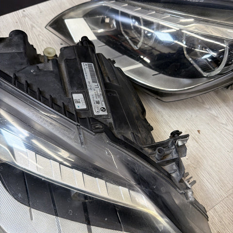 12-14 OEM BMW F06 F12 F13 M6 Left Right Adaptive LED Headlight Pair *Notes*