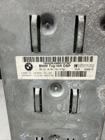 *BAD 06-10 BMW E60 M5 E63 M6 AMP Logic 7 Top Hifi Dsp Amplifier AMP 9181743 OEM