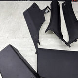 08-13 BMW E92 M3 OEM ABC PILLAR PILLARS BLACK PAIR SET *NOTES*