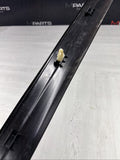 BMW E46 325 330 M3 Front Right Passenger Door Sill Scuff Plate Trim Black OEM