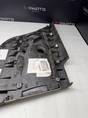 01-06 BMW E46 M3 REAR PASSENGER RIGHT SIDE DOOR PANEL CARD BLACK OEM