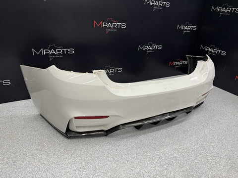 (PICKUP ONLY) 15-20 BMW F82 F83 M4 Rear Bumper Cover NON PDC Alpine White