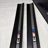 96-99 BMW E36 M3 Coupe Door Sills Trims Pair Black OEM