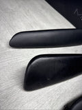01-06 BMW OEM E46 M3 Coupe Trim Armrest Pads Set Black 8238622
