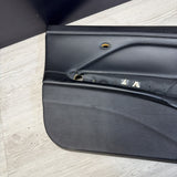 01-06 BMW E46 M3 DRIVER LEFT SIDE DOOR PANEL CARD BLACK OEM