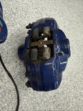 BMW 15-20 F80 F82 F83 M3 M4 Rear Brake Calipers OEM Blue