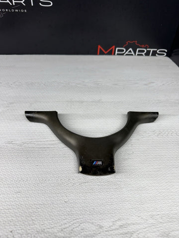 OEM 01-06 BMW E46 M3 Lower Steering Wheel Trim Cover Plate Titan Shadow Grey