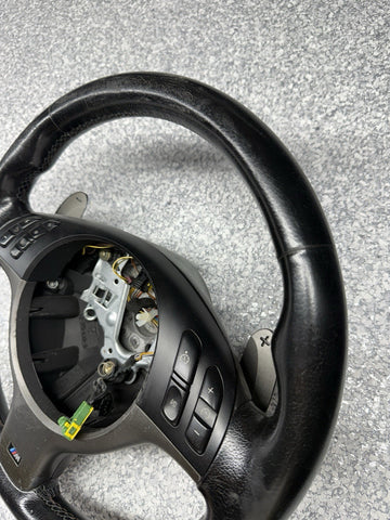 BMW Steering Wheel 01-06 E46 M3 Stock SMG 32342282020 Complete