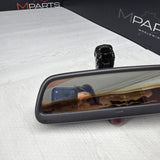 01-06 BMW E46 M3 Rearview Rear View Mirror SOS Homelink Convertible *Glass Damag