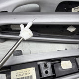 01-06 BMW E46 M3 Coupe Interior Armrests Trim Set Brushed Aluminum *Tab*