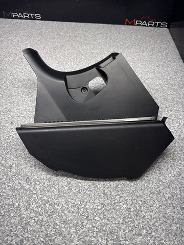 01-06 BMW E46 M3 BLACK DEAD PEDAL KICK PANEL COVER 7902400 *Hairline Crack