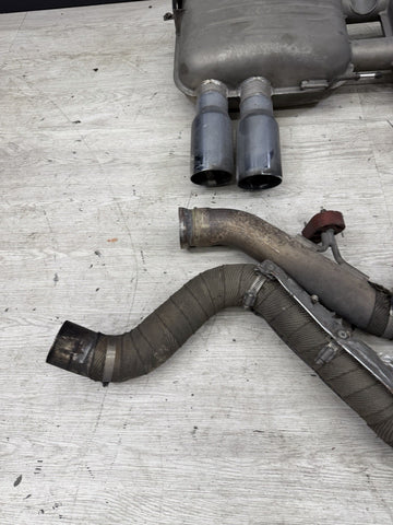 BMW E92 E93 M3 08-13 Eisenmann Race Connecting Pipes Exhaust Section 2x83mm