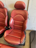 BMW E46 M3 01-06 Coupe Imola Red Nappa Leather Interior Seats Panels Set OEM