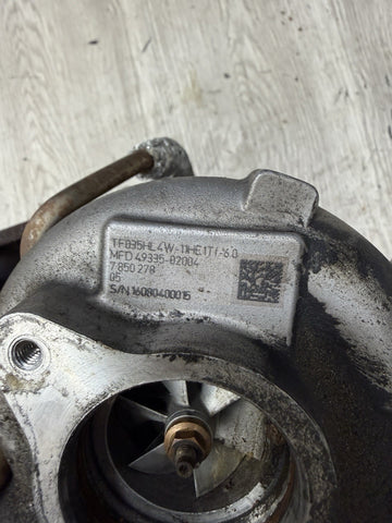 BMW 15-20 F80 F82 F83 M3 M4 S55 ENGINE FRONT TURBO CHARGER OEM 7850278 *Seized