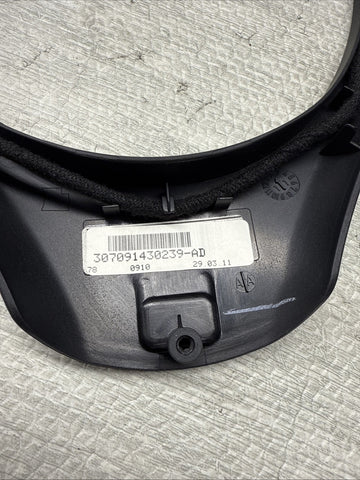 08-13 BMW E90 E92 E93 M3 Lower Steering Wheel Trim Cover Plate Black + Buttons