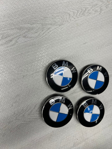 OEM BMW Floating Wheel Rim Center Caps 68mm E46 E90 E92 E60 E70