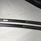 08-13 BMW E92 335 M3 Coupe Roof Rails Mouldings Pair 51138045379 *Fading Paint*
